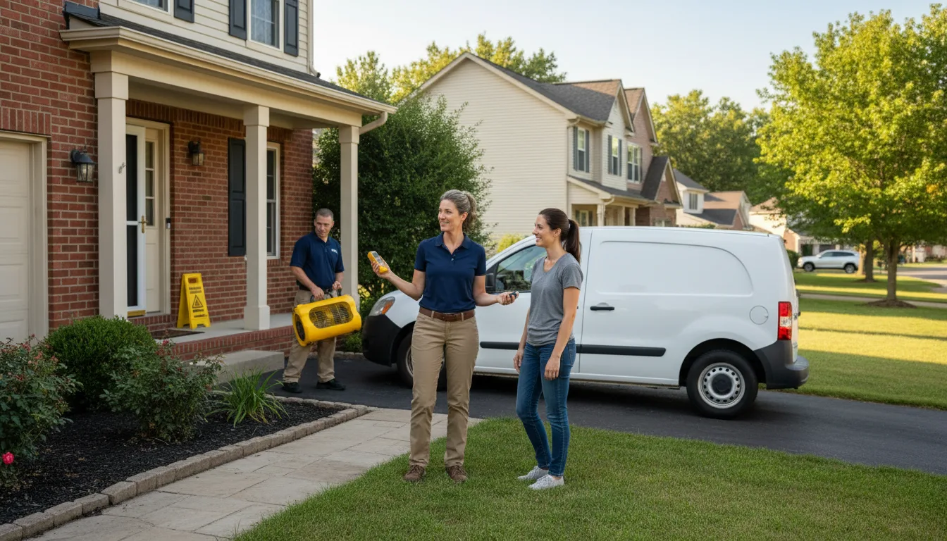 Residential water damage restoration in Waterville, WA